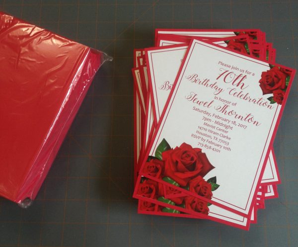 assembled invitaions